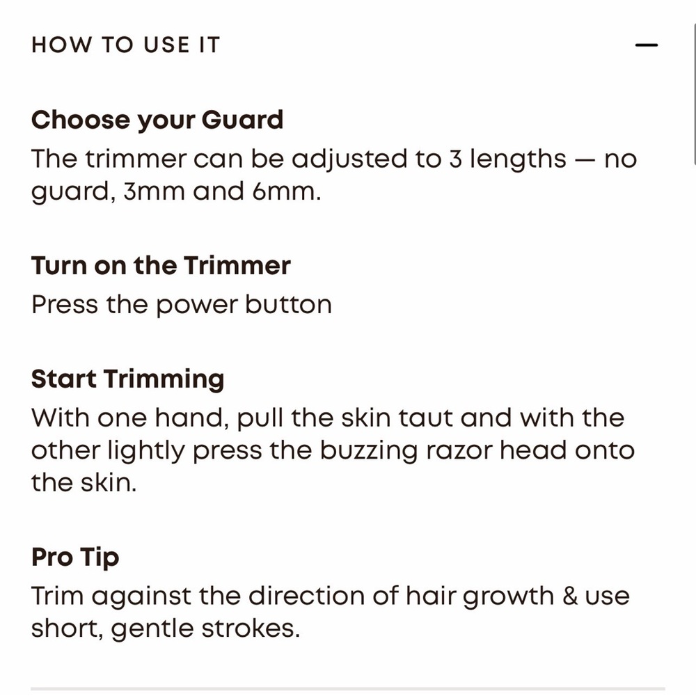NWT Bushbalm The Francesca Body + Bikini hair trimmer - Picture 9 of 9